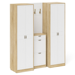 П-6 прихожая компоновка № 15 МДФ фрезеровка прованс