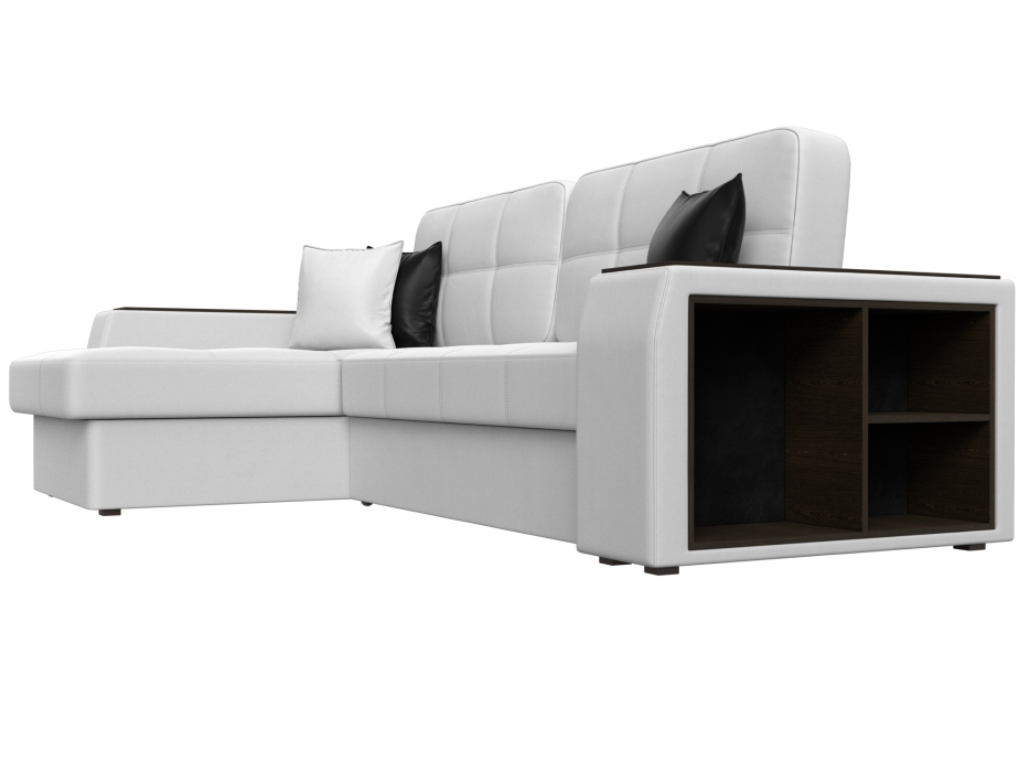 Диваны угловые в гостиную, Угловой диван Брюссель левый угол, экокожа