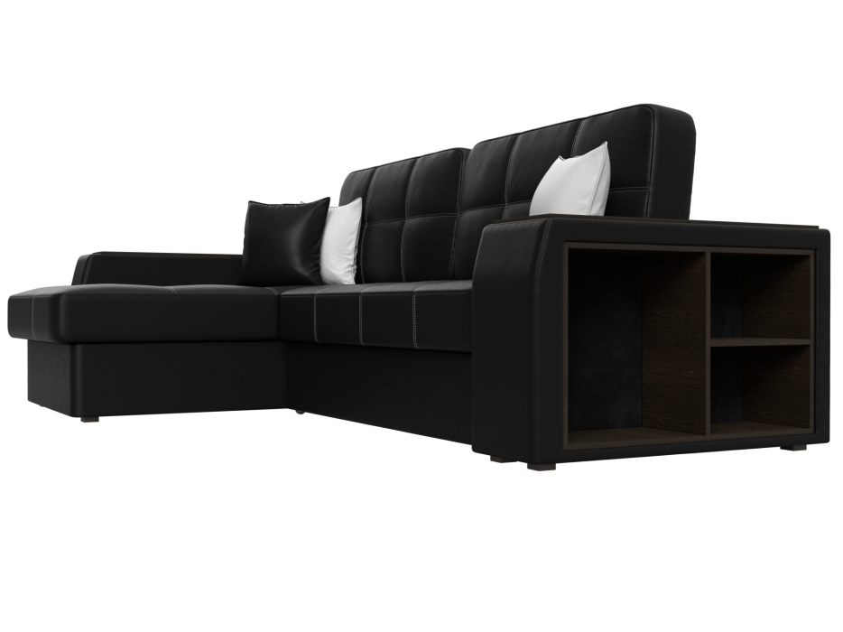 Диваны угловые в гостиную, Угловой диван Брюссель левый угол, экокожа