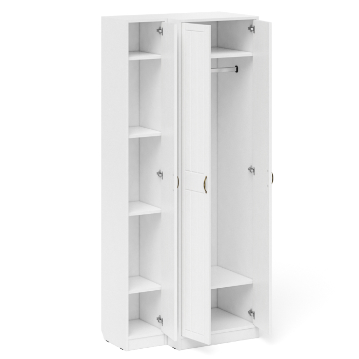 Прихожие, Пенал в прихожую и шкаф две двери П-6 МДФ фрезеровка прованс