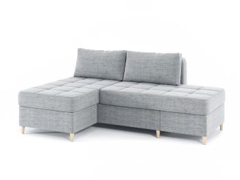 Диван-кровать угловой Оливер 2 еврокнижка-трансформер, рогожка Люкс