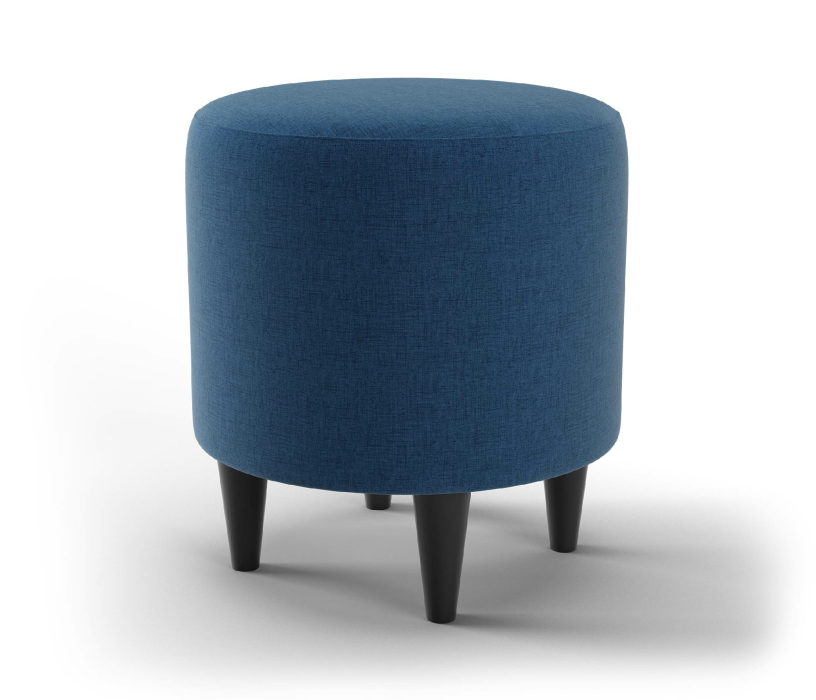 Банкетка мягкая, Пуф Нико на деревянных ножках, рогожка