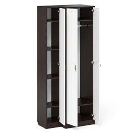 Пенал в прихожую и шкаф две двери П-6 МДФ фрезеровка прованс