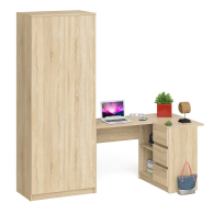 Компьютерные столы, Шкаф Мори МШ-800 две дверки и стол компьютерный угловой МС-16 правый