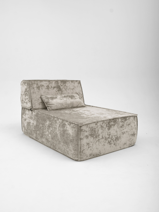 Бескаркасная мебель, Бескаркасная оттоманка Клайд,плюше