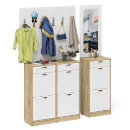 Прихожая П-6 № 6 МДФ фрезеровка ромб