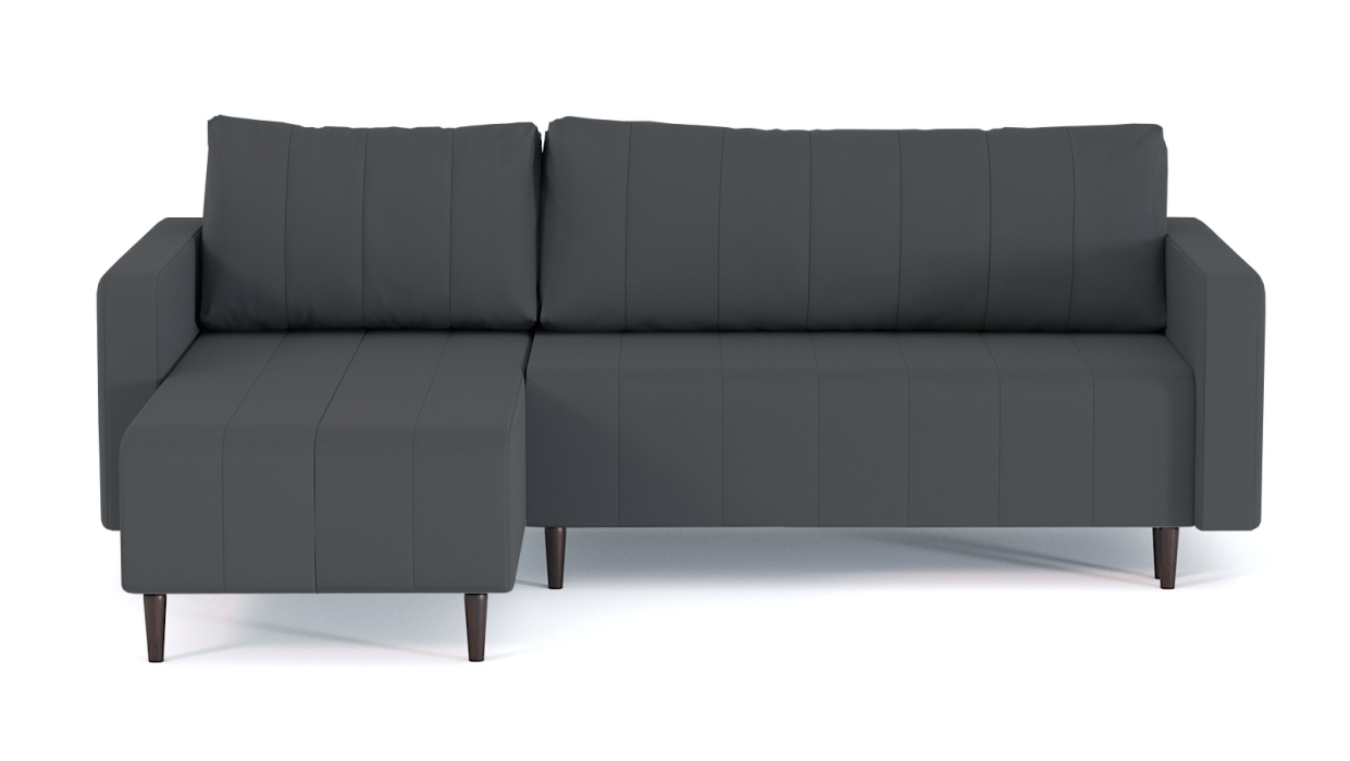 Диваны угловые в гостиную, Диван-кровать угловой Мартиника пантограф, велюр