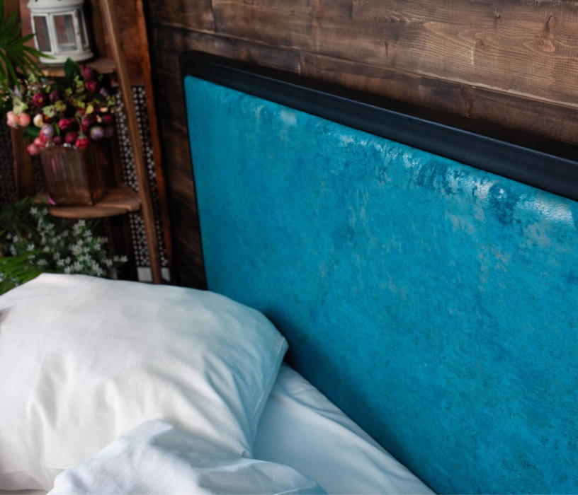 Кровати 180х200, Кровать в стиле лофт Лоренцо 1.8 (Черный)