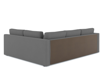 Диван-кровать угловой Мансберг дельфин, велюр