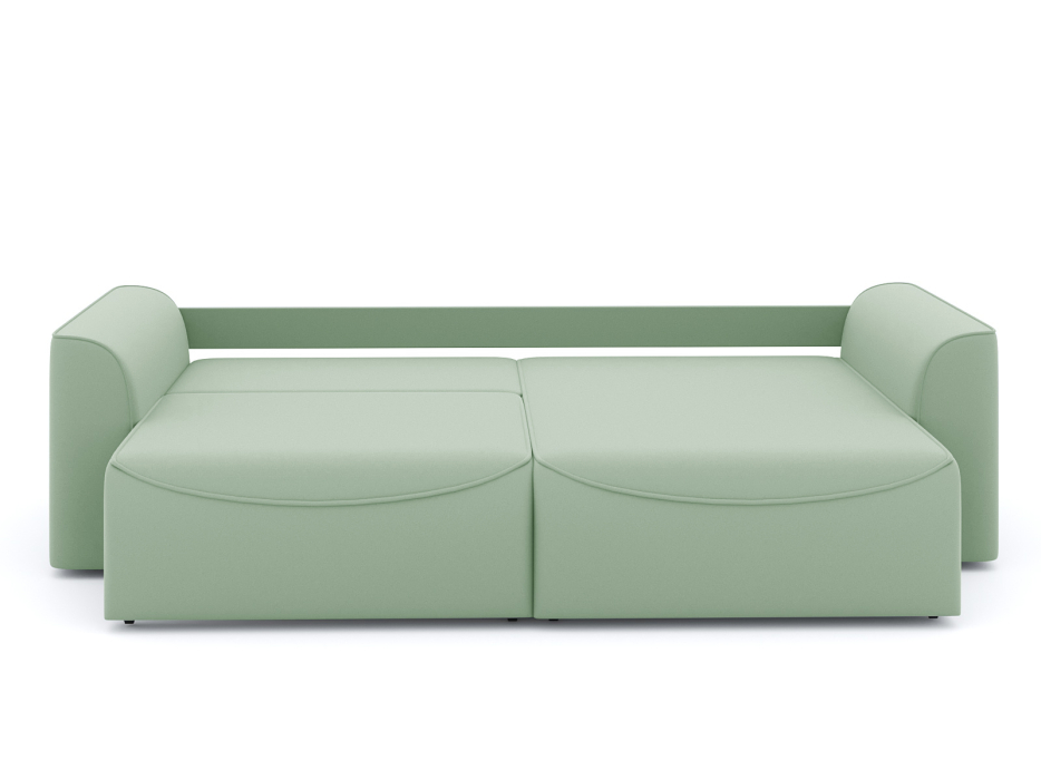 Диваны угловые в гостиную, Диван-кровать угловой Рафаэль еврокнижка НПБ, велюр