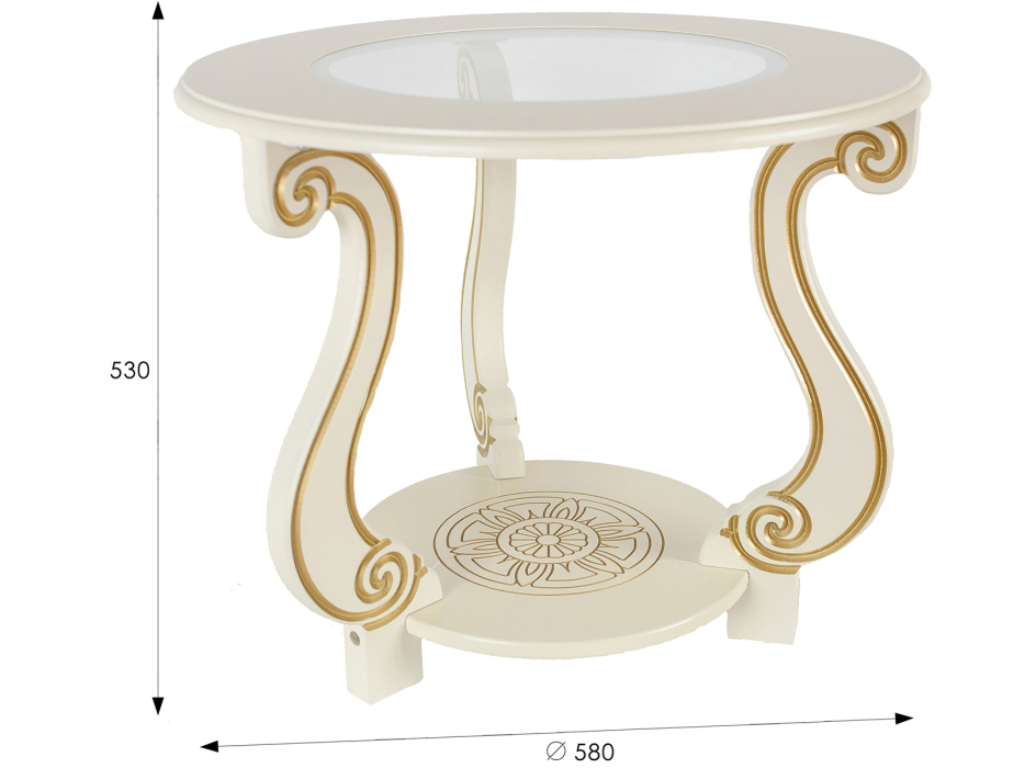 Журнальные столики, Столик журнальный Мебелик Грация С