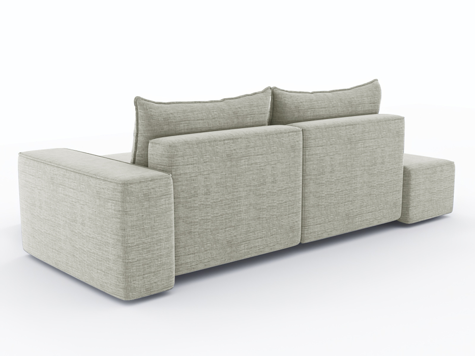 Диваны угловые в гостиную, Диван-кровать угловой Кензо еврокнижка, рогожка Люкс