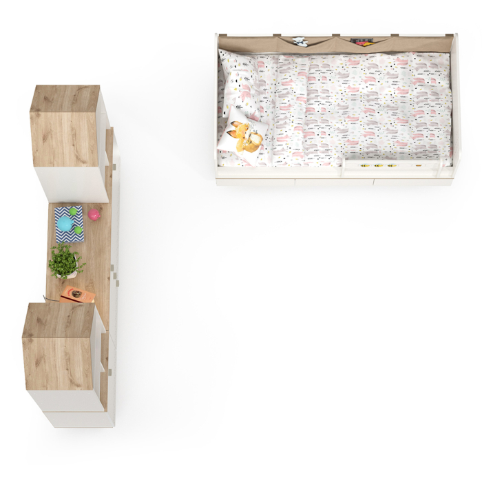 Детские комнаты, Набор мебели в детскую компнату Эйп № 2