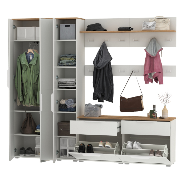 Прихожие, Мебель Октава для прихожей набор модулей № 33