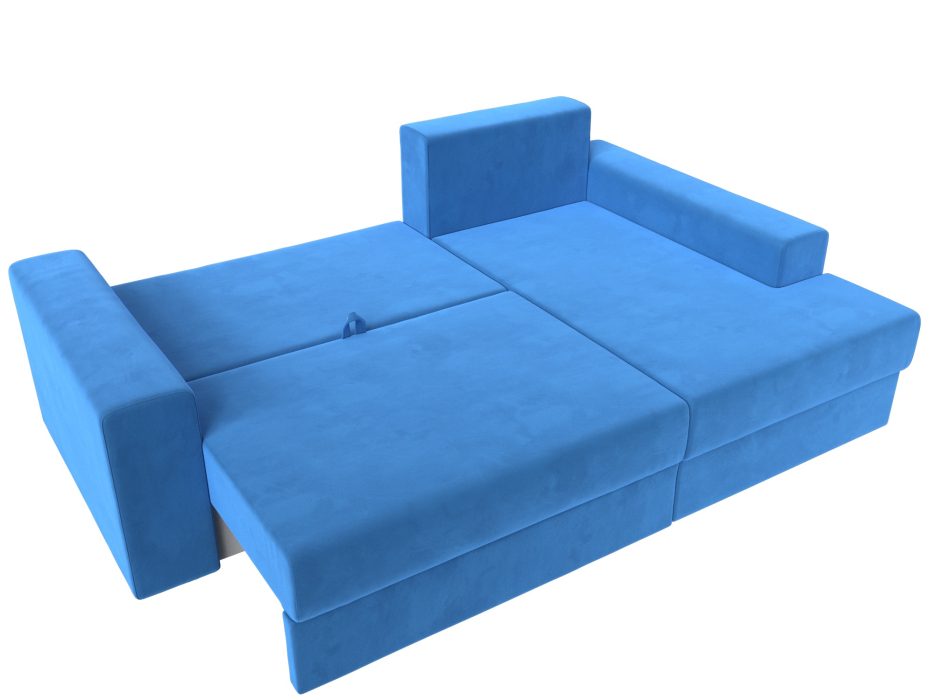 Диваны угловые в гостиную, Угловой диван Майами правый угол, велюр