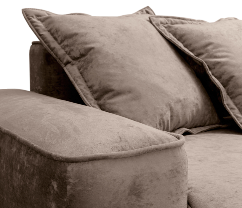 Диваны еврокнижки, Диван угловой "Бали"со спальным местом, микровелюр