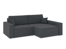 Диваны угловые в гостиную, Диван-кровать угловой Брест 2 секции еврокнижка, велюр