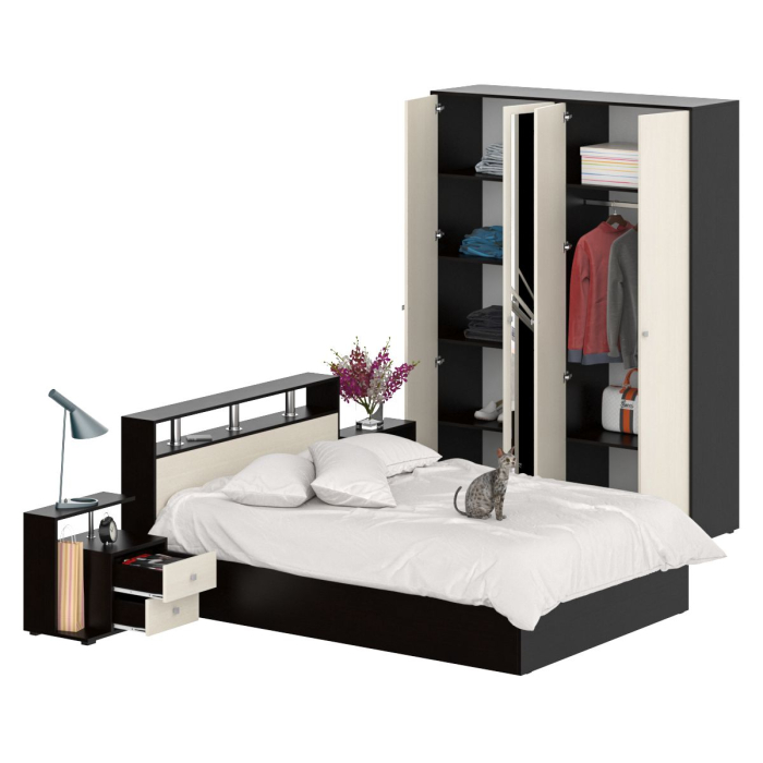 Спальные гарнитуры, Спальный гарнитур Камелия №1