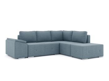 Диван-кровать угловой Хавьер  ПБ еврокнижка, рогожка Люкс