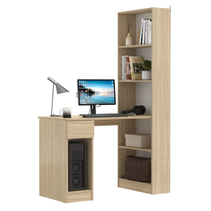 Прямые компьютерные столы, Компьютерный стол со стеллажом открытым Лайт 10.01