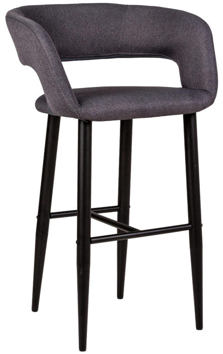 Барные стулья, Кресло барное Hugs Черный