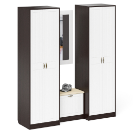 Прихожая П-6 компоновка № 8 МДФ фрезеровка прованс