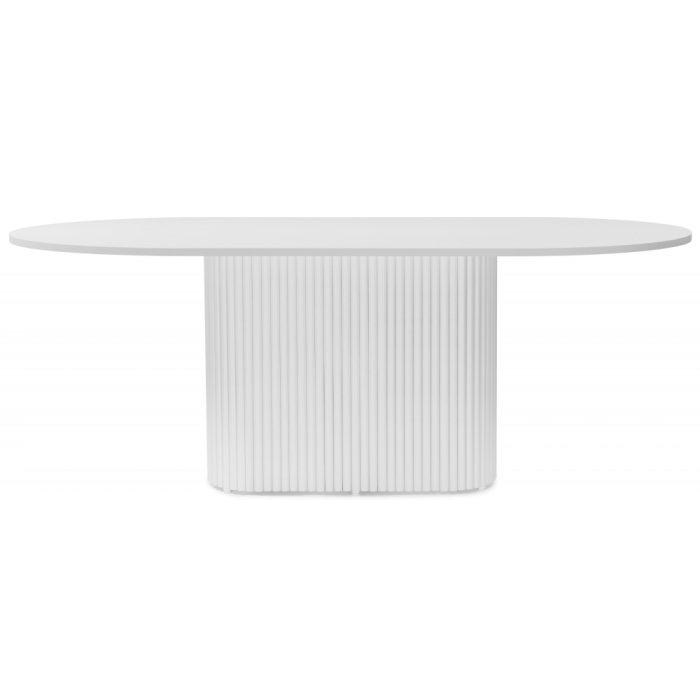 Обеденные столы, Стол Барон О 200 х 90 (белые ноги)