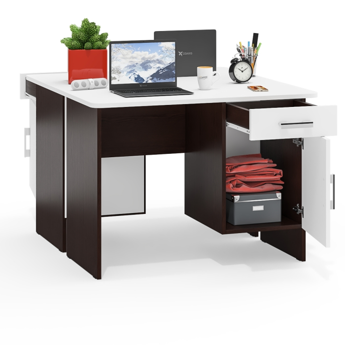 Прямые, Два письменных стола МД 1-09