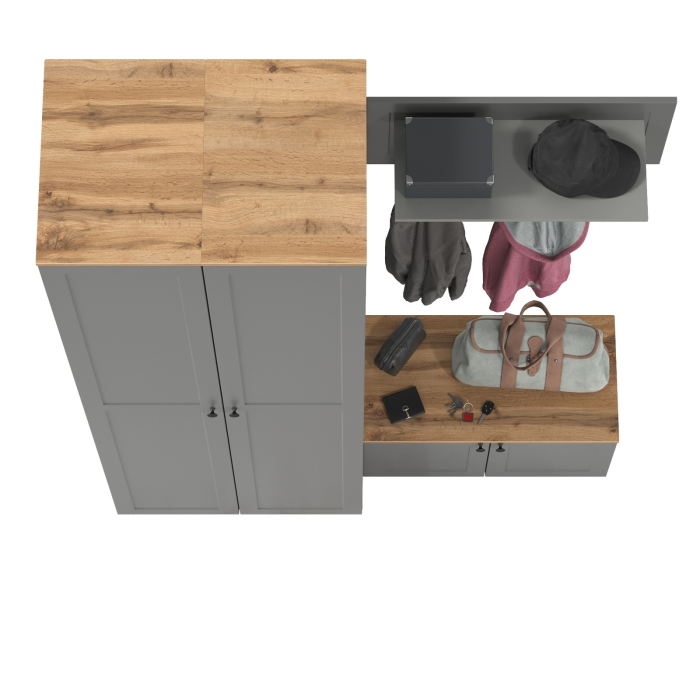 Прихожие, Два пенала в прихожую и тумба с вешалкой Остин