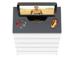 Узкий комод пять ящиков Мори МК700.5