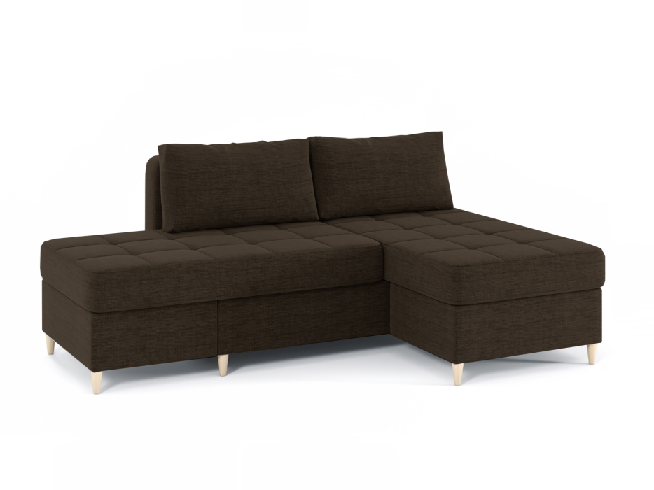 Диваны угловые в гостиную, Диван-кровать угловой Оливер 2 еврокнижка-трансформер, рогожка Люкс