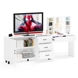 Косметический cтол с подсветкой и ящиком 115 и комод 123-1604