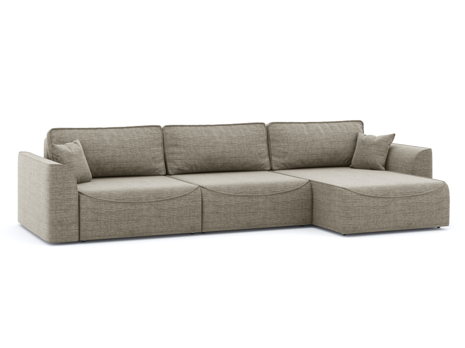 Диваны угловые в гостиную, Диван-кровать угловой Рафаэль 3 секции еврокнижка НПБ, рогожка Люкс