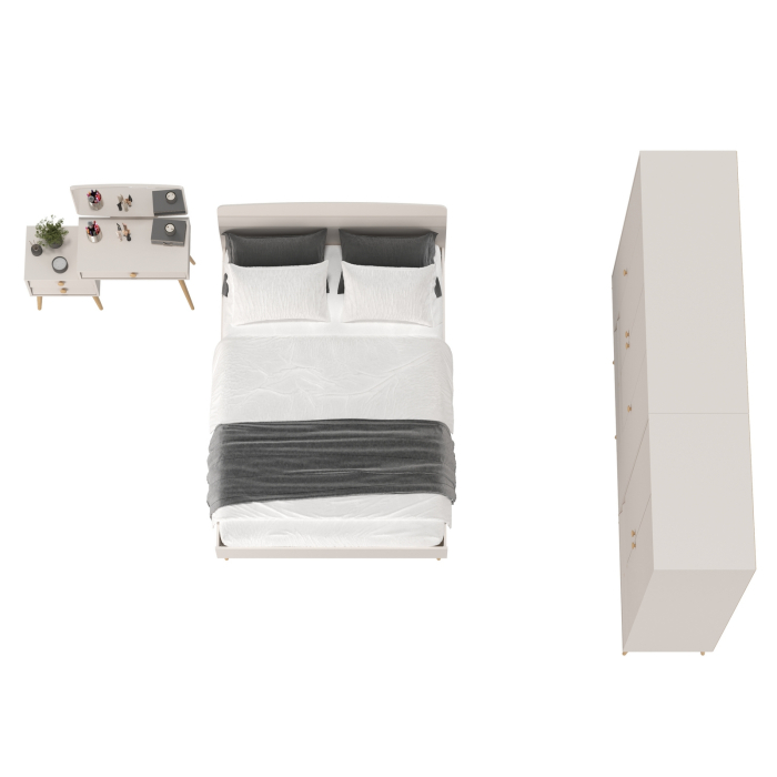 Спальные гарнитуры, Мебель в спальню Афина Сп-20 с кроватью 1400