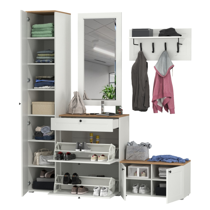 Прихожие, Набор мебели в прихожую Остин № 45