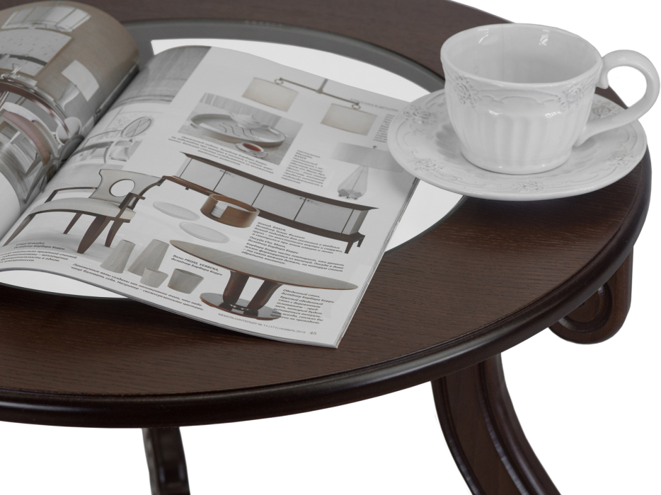 Журнальные столики, Стол журнальный Мебелик Грация (С) на колесах