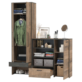 Шкаф для одежды в прихожую и большой комод Трувор