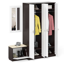 Прихожая П-6 компоновка № 8 МДФ фрезеровка прованс