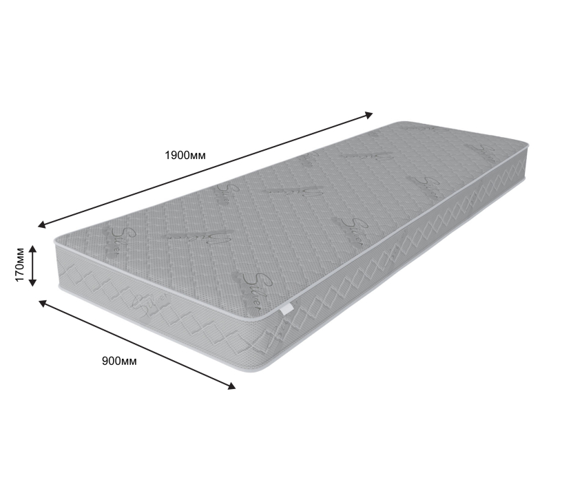Другие размеры, Матрас Фиеста 900х1900