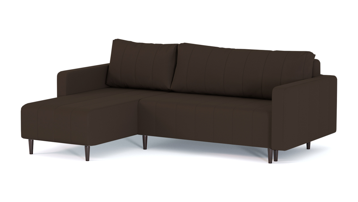 Диваны угловые в гостиную, Диван-кровать угловой Мартиника пантограф, велюр