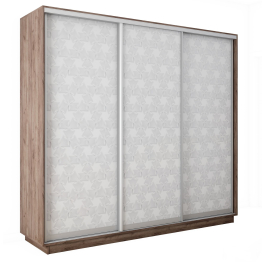 Шкаф-купе Экспресс 3-х дверный Фотопечать Калейдоскоп Стекла 210х60х240
