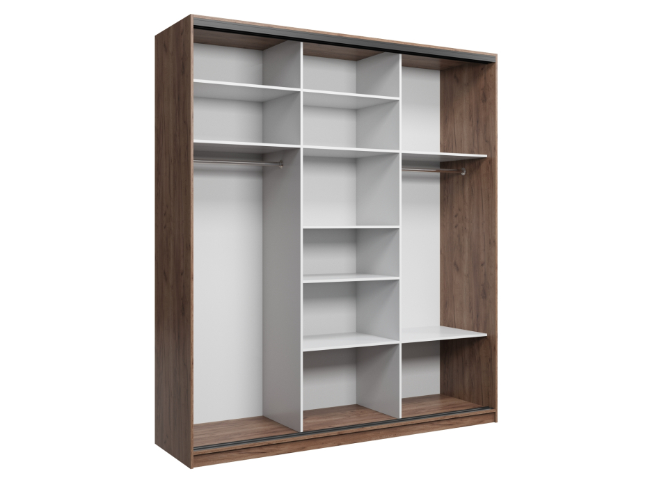 Шкафы-купе, Шкаф купе 3-х дверный АЙСБЕРГ ЛОФТ 210 +зеркало