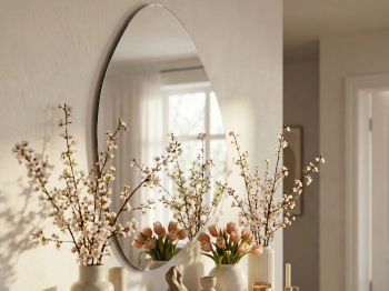 Зеркало настенное Мебелик фигурное Сельетта-8 110 х 68,3 см