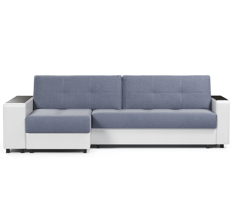 Диваны угловые в гостиную, Диван-кровать угловой Атланта 2 еврокнижка,велюр+экокожа