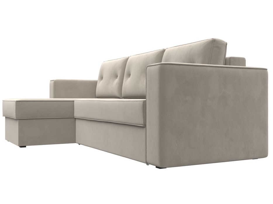 Диваны угловые в гостиную, Угловой диван Принстон левый угол, микровельвет