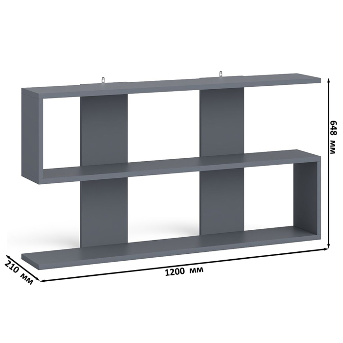 Прямые компьютерные столы, Комод высокий Мори пять выдвижных ящиков со столом для работы на 1200 и навесной полкой 1200