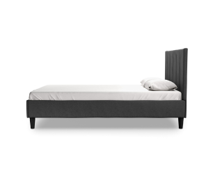 Кровать Джейн 140х200 с кроватным основанием, велюр