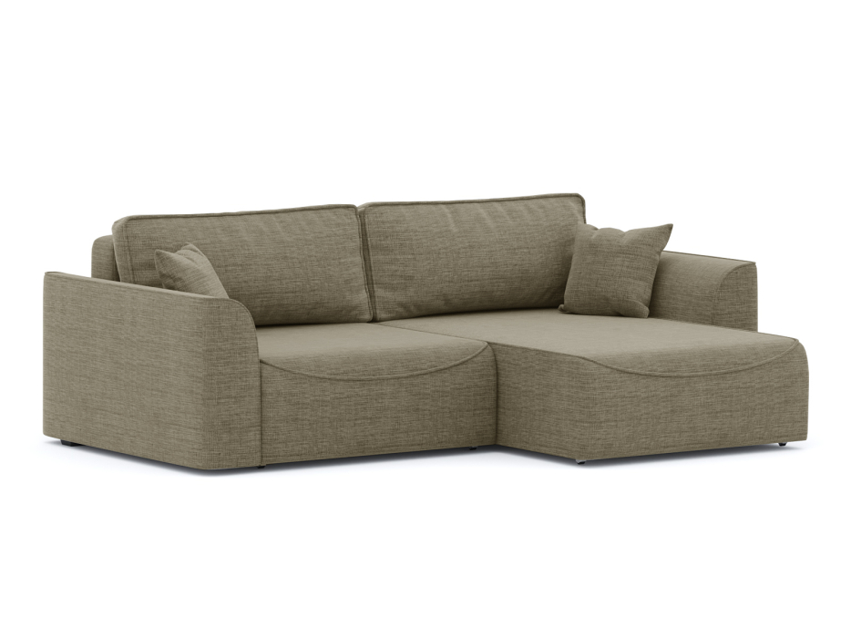 Диваны угловые в гостиную, Диван-кровать угловой Рафаэль еврокнижка НПБ, рогожка Люкс