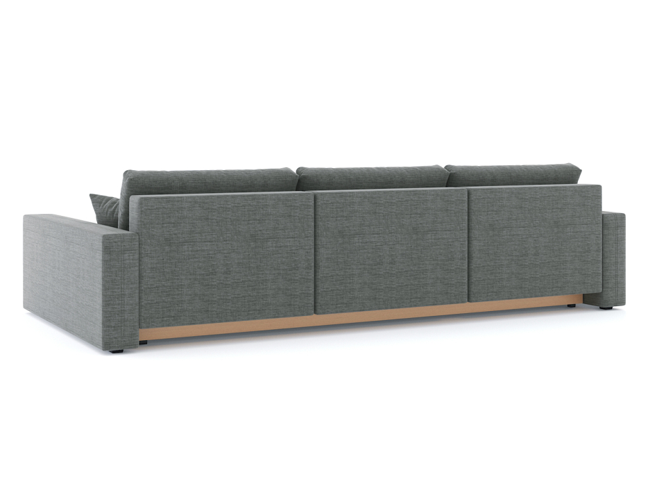 Диваны угловые в гостиную, Диван-кровать угловой Брест 3 секции еврокнижка, рогожка