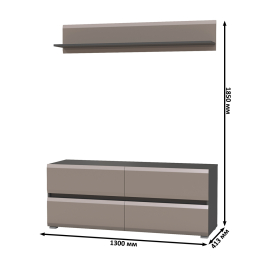 ТВ-тумба с открытой полочкой Сидней